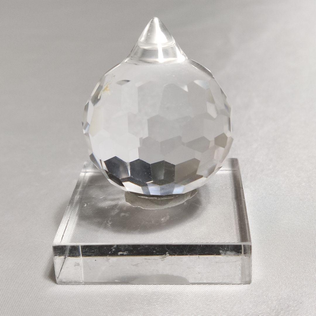 パワーストーン　天然石　多面カットクリスタル　宝珠　直径3cm　No.276