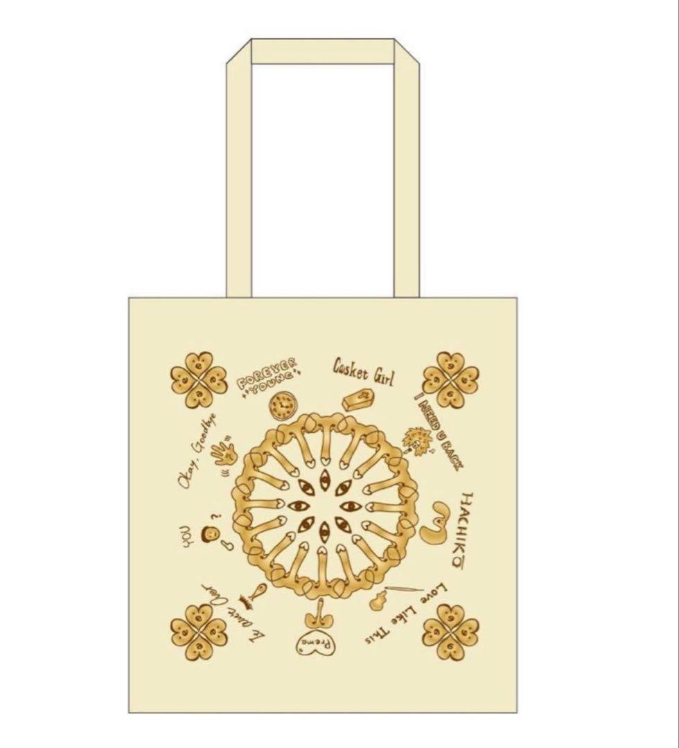藤井風オフィシャルグッズHACHIKO他イラスト入りトートバッグ2色セット