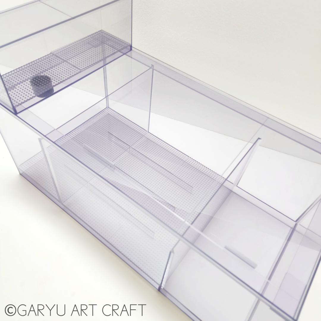 □国産3層式濾過槽□750×390×320h□オーバーフロー水槽用□