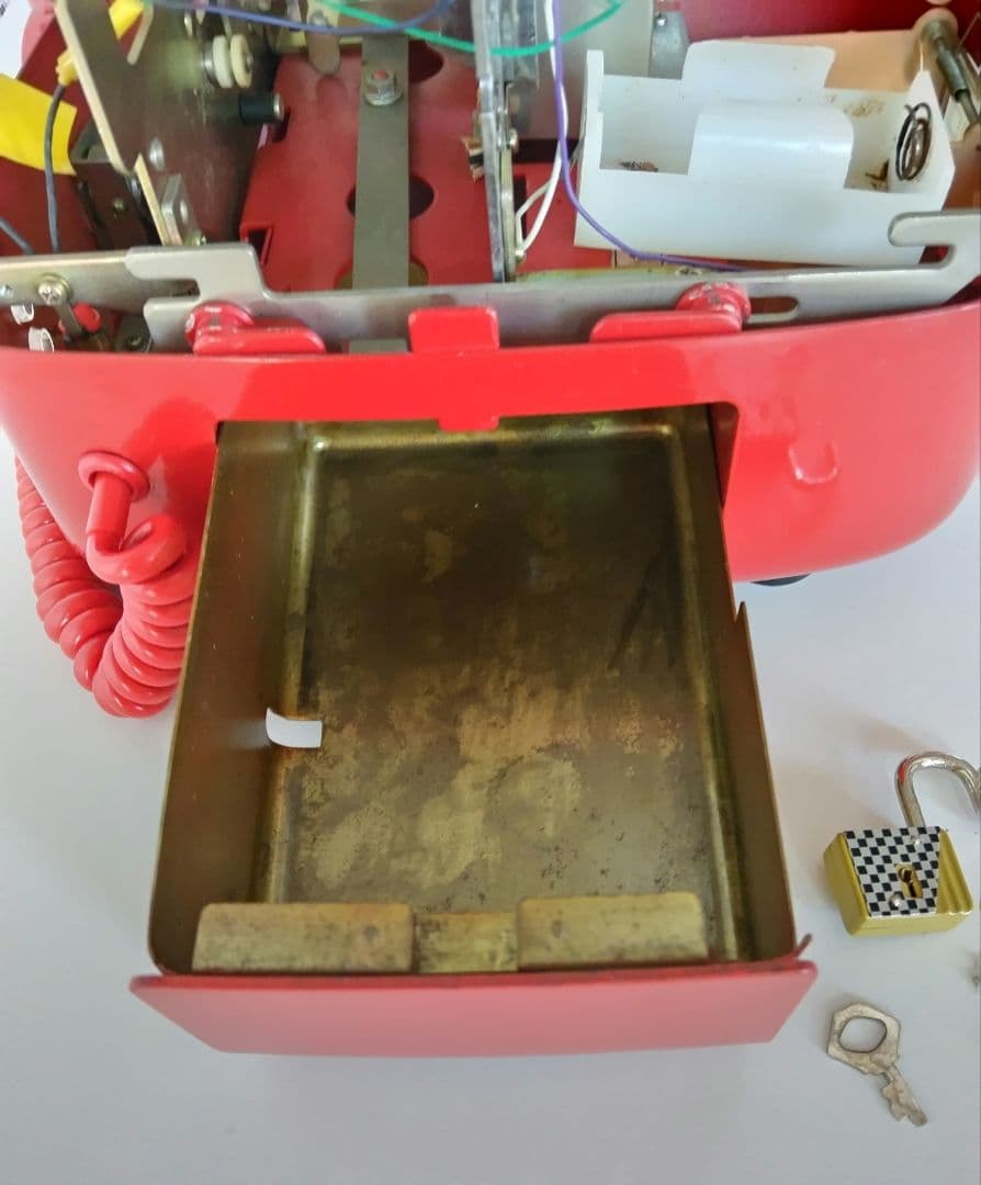 昭和レトロ 電電公社 赤電話貯金箱