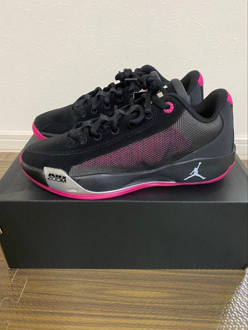 けーご　luka77 Jordan バスケットボールシューズ 黒/ピンク