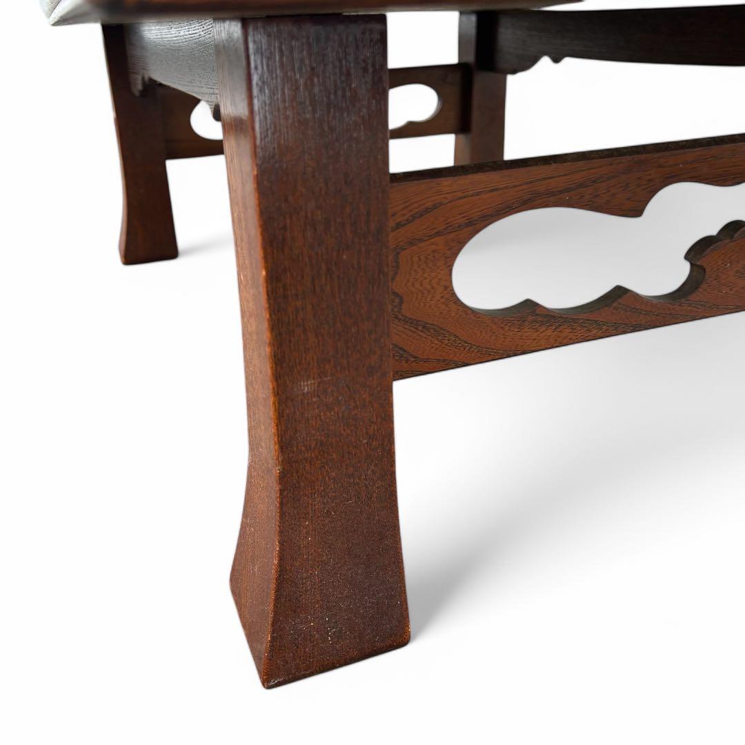 昭和レトロ センターテーブル 天然木 ちゃぶ台 座卓 ビンテージ ローテーブル