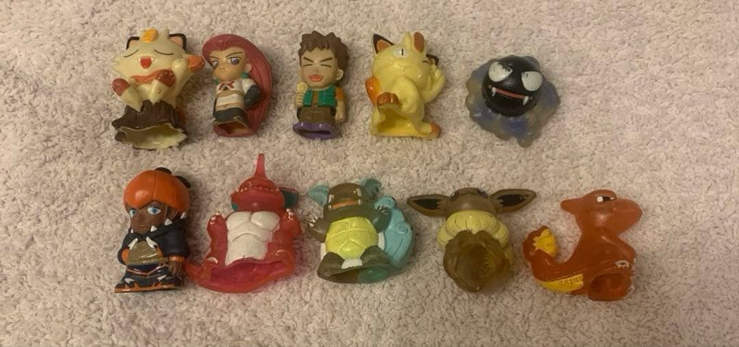 【希少】レトロ　大量！お得！ポケモン　指人形　ソフビ　172体　クリア　初期