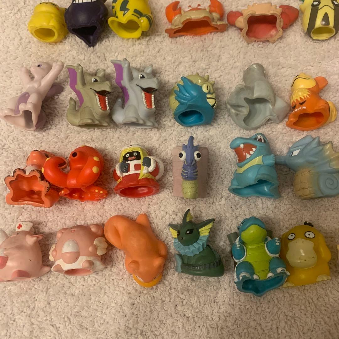 【希少】レトロ　大量！お得！ポケモン　指人形　ソフビ　172体　クリア　初期