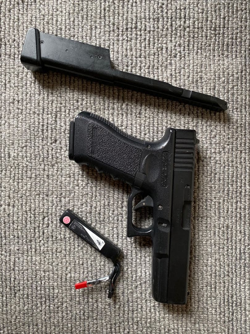 動作良好！G18C 電動エアガン フルセット（ロングマガジン・LiPo付）