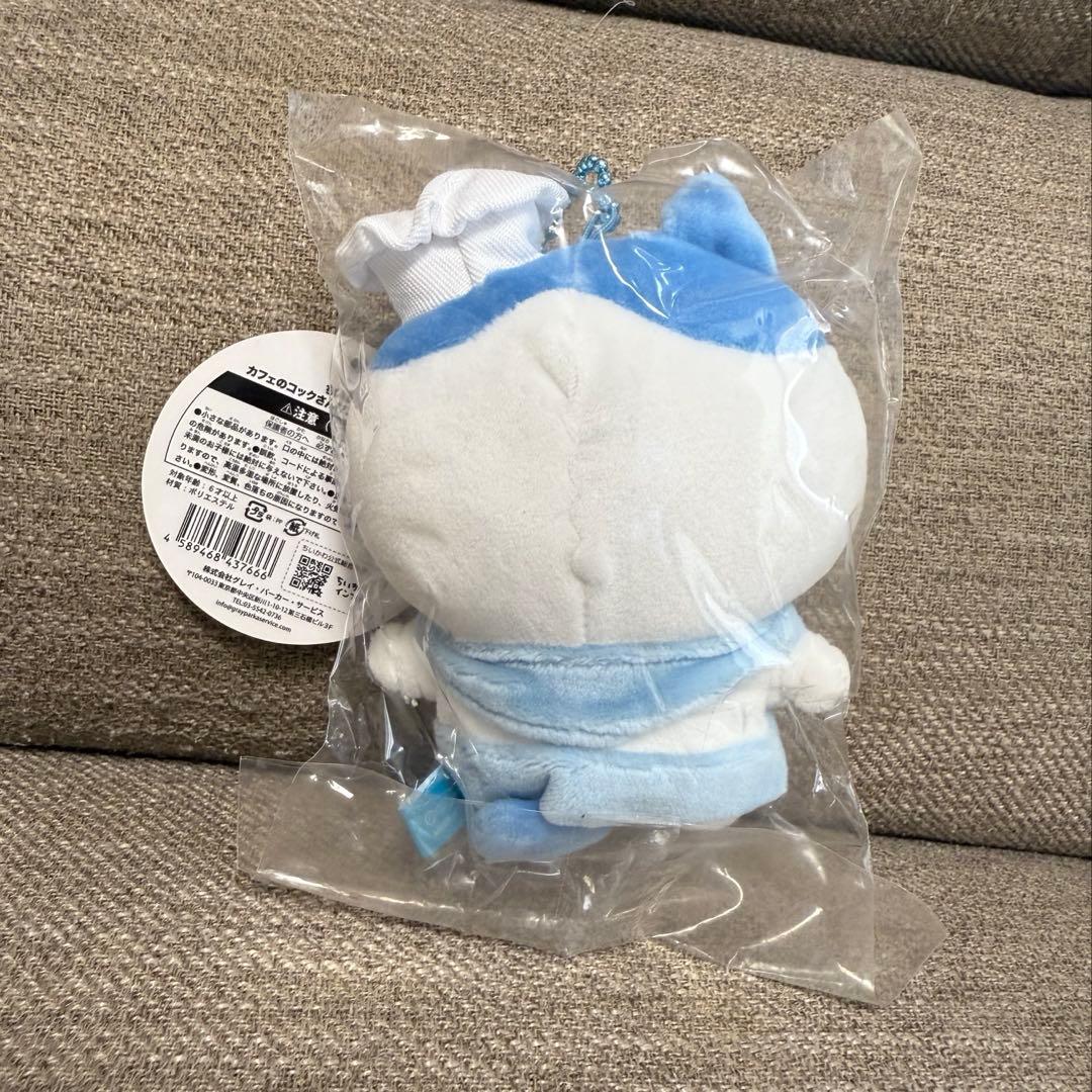 〈初期レア〉ちいかわ　カフェのコックさんマスコット　ハチワレ