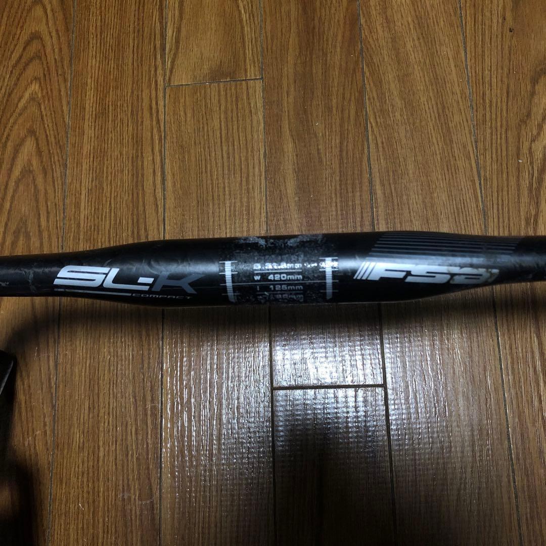 FSA SL−Kカーボンハンドル420mm