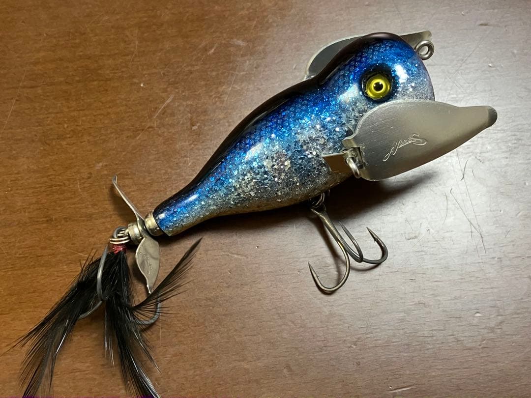 ウォッシャークローラー マッスル ギラギラブルーギル ノリーズ アカシブランド