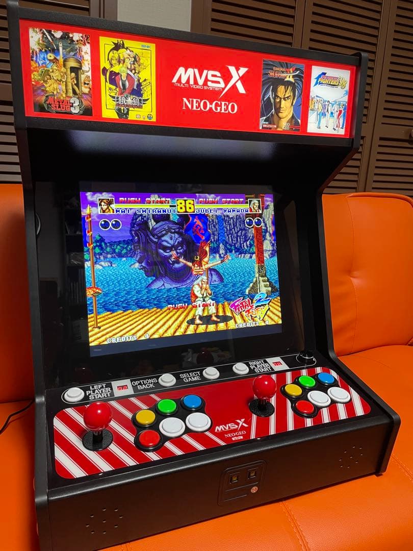 MVSX  ARCADE ネオジオ　レバーボタンカスタム品　家庭用　筐体