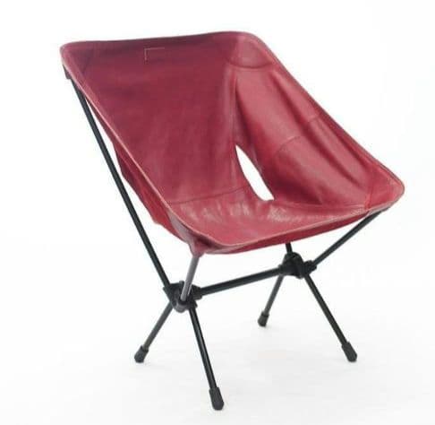 【新品・未使用】　カワイス レザーチェアシート　レッドブラウン　Helinox