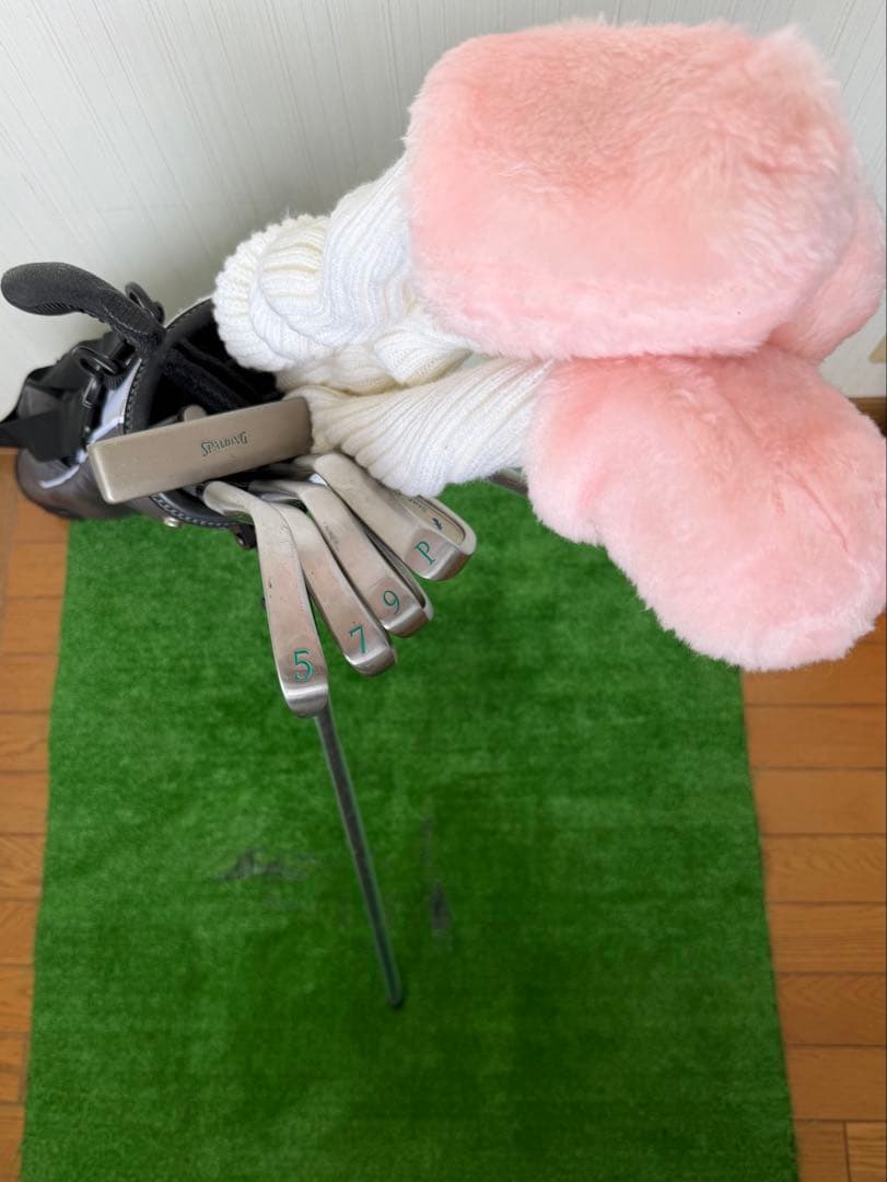 SPALDING　キッズ　ジュニア　レディース　初心者　8本セット　バック