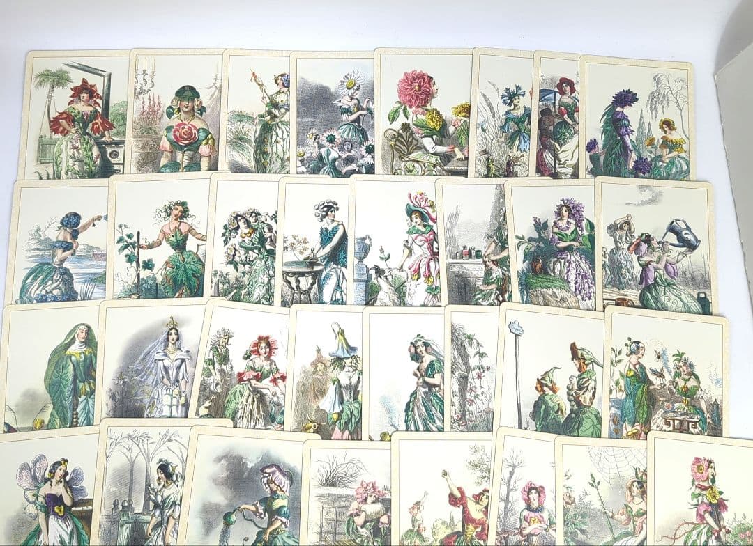 絶版　希少　ヴィクトリアン・フラワー　タロットカード　カレン・マホニー　未使用品