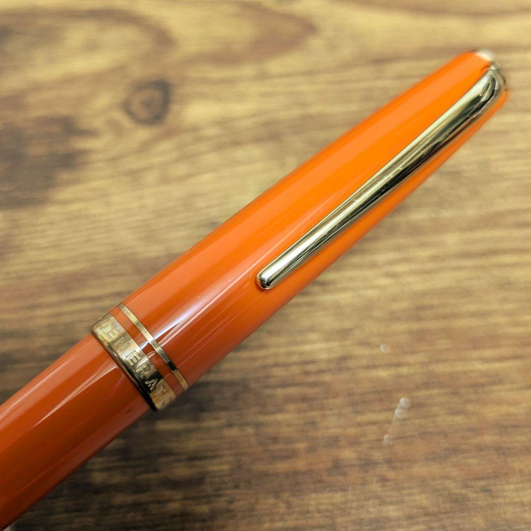 【モンブラン廃版】万年筆 ジェネレーション オレンジ　F字　14K