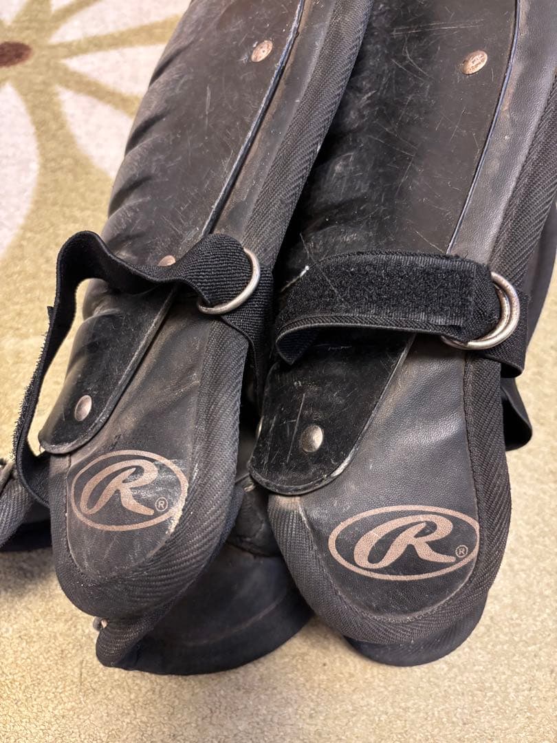 野球　キャッチャー防具一式 黒 フリーサイズ