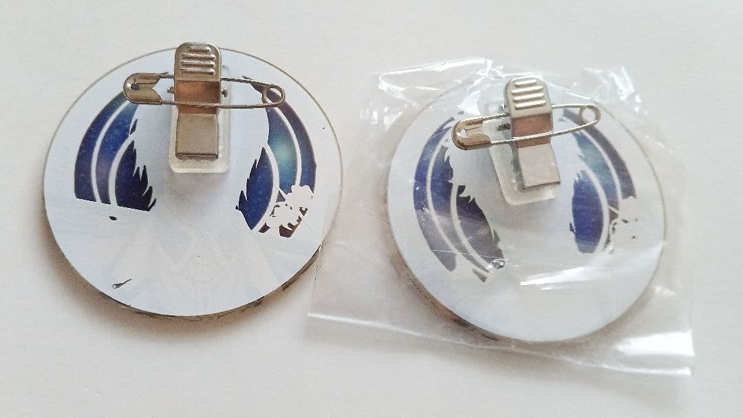 銀魂　銀河侍伝説　アクリルバッジ　高杉晋助　坂田銀時