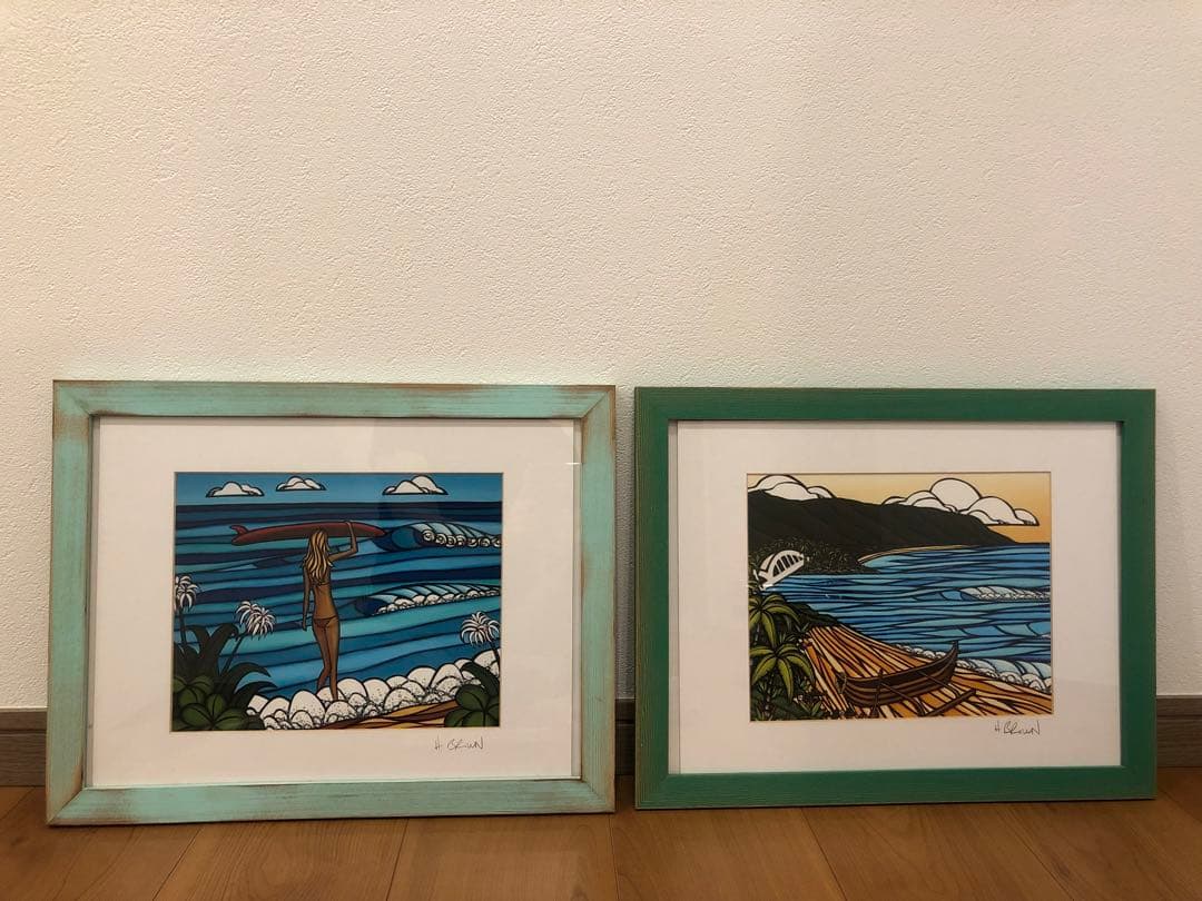 ヘザーブラウン 絵画 アート u-ske ポストカード 木製フレーム付き まとめ