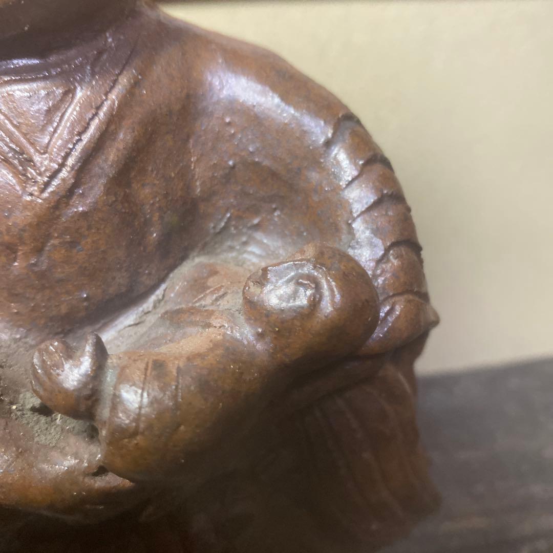 陶器製　マリヤ観音置物