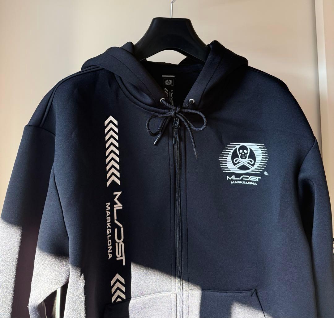 美品 ★ MARK&LONA DST スウェット パーカー マーク&ロナ 黒