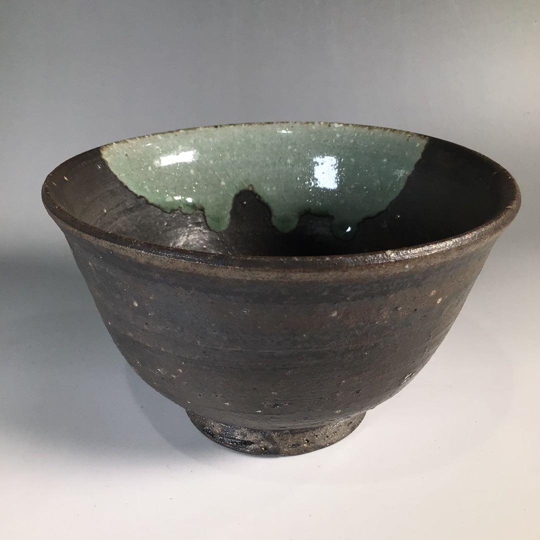 Ｎ７３９　茶碗　『中村正彦造』『大徳寺　高橋悦道　箱書』『伊羅保茶碗』　茶道具