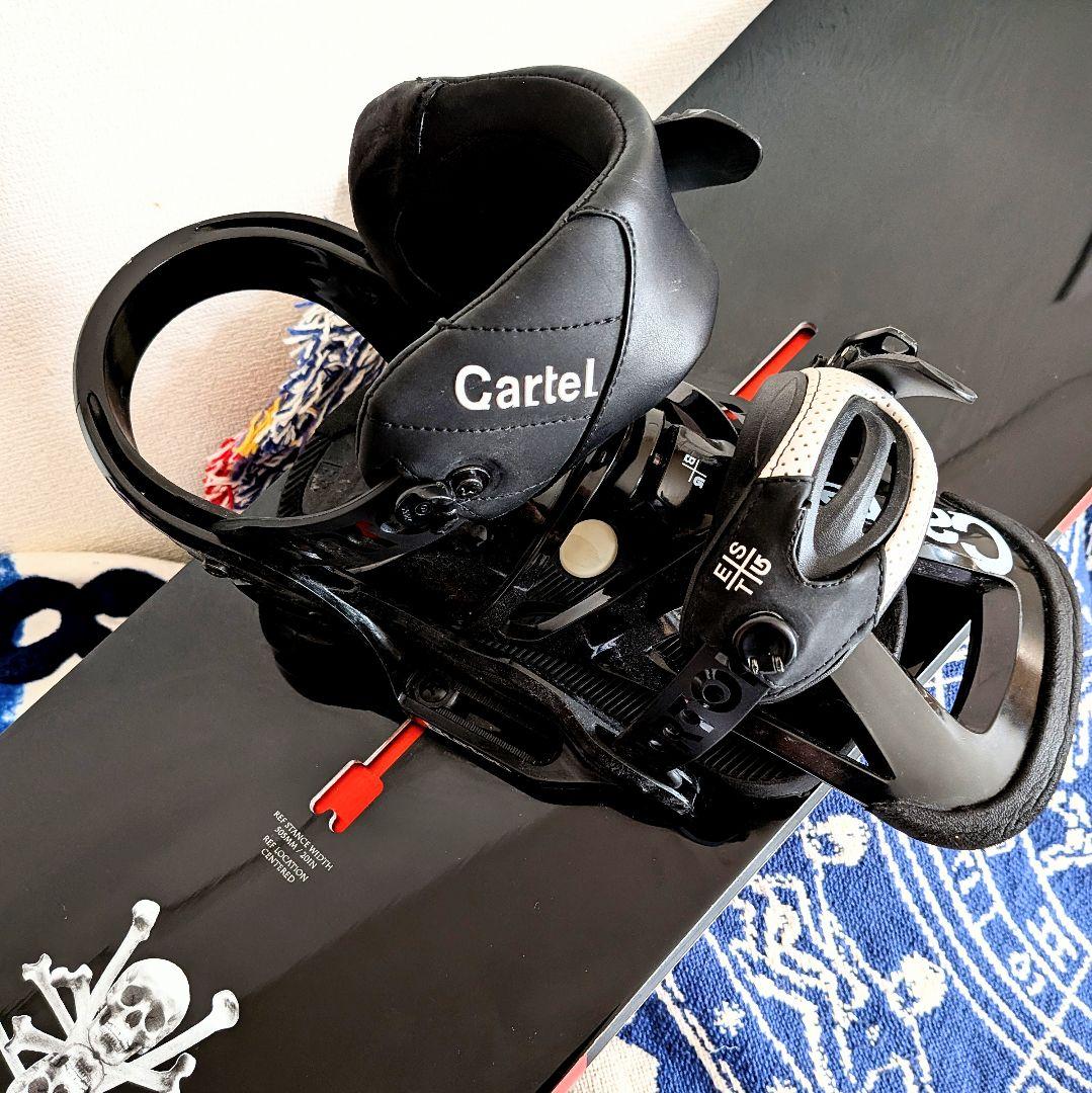 Burton 151 X8FV スノーボード ×BURTON　Cartelセット