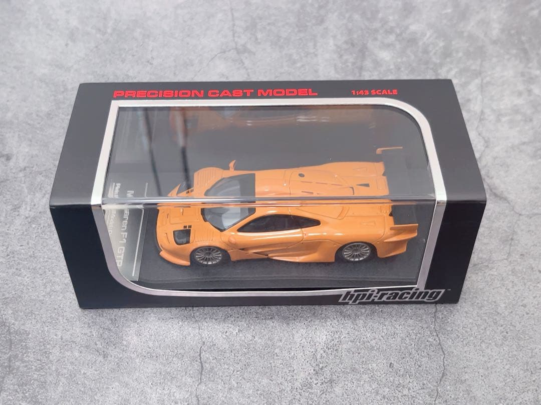 1/43 HPI マクラーレン F1 GTR プレーンカラーモデル オレンジ