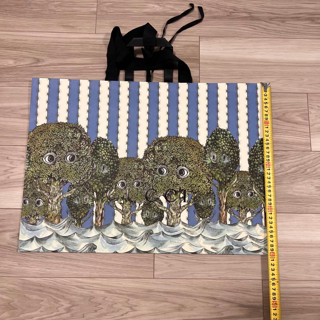 グッチGUCCI×ヒグチユウコ　マチ20cm ショッパー紙袋　ショッピングバッグ