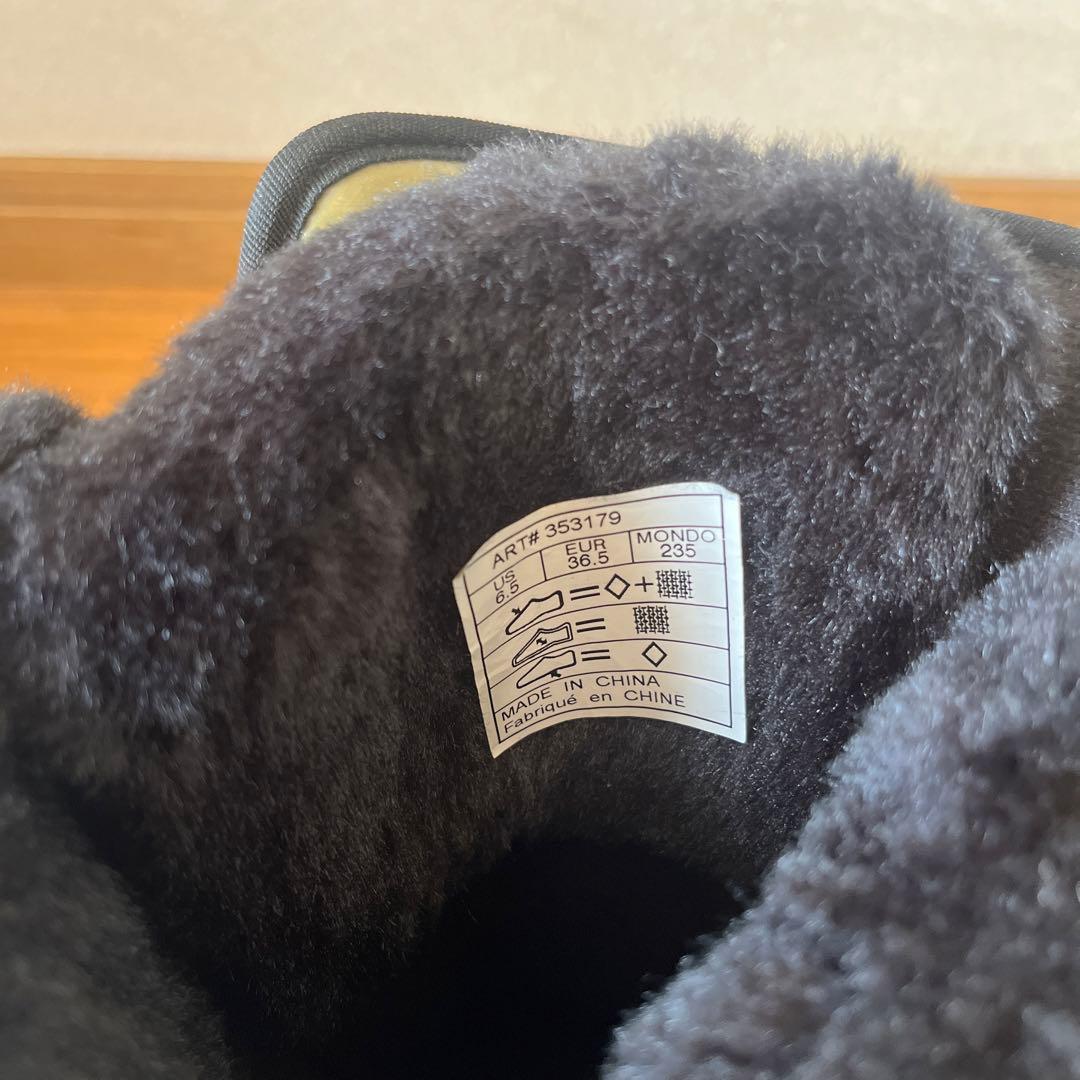 2度使用23.5HEAD黒ボア付きスノボブーツ