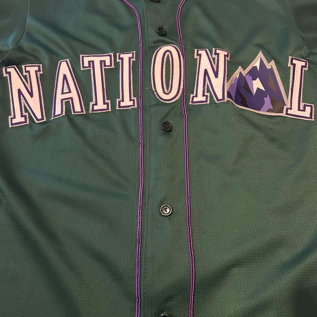 90s majestic mlb rockles ベースボール シャツ