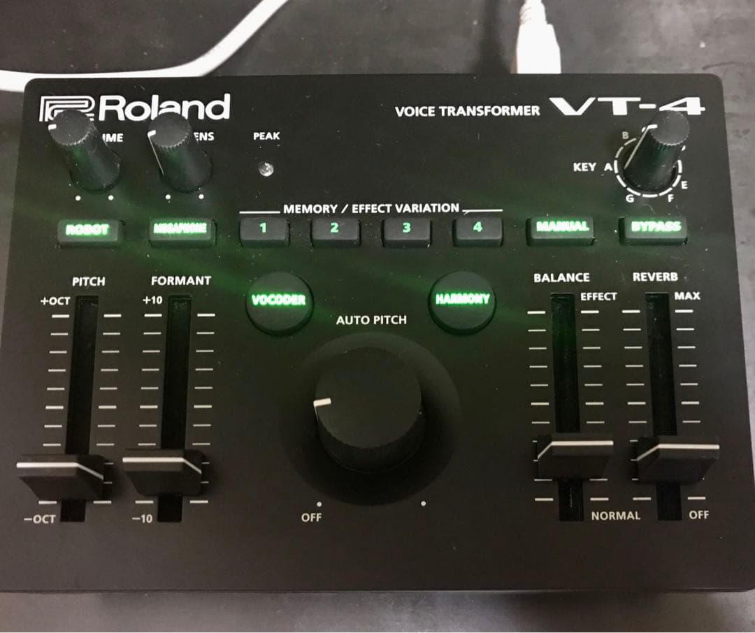 Roland VT-4 ボイストランスフォーマー（中古、念のためジャンク扱い）