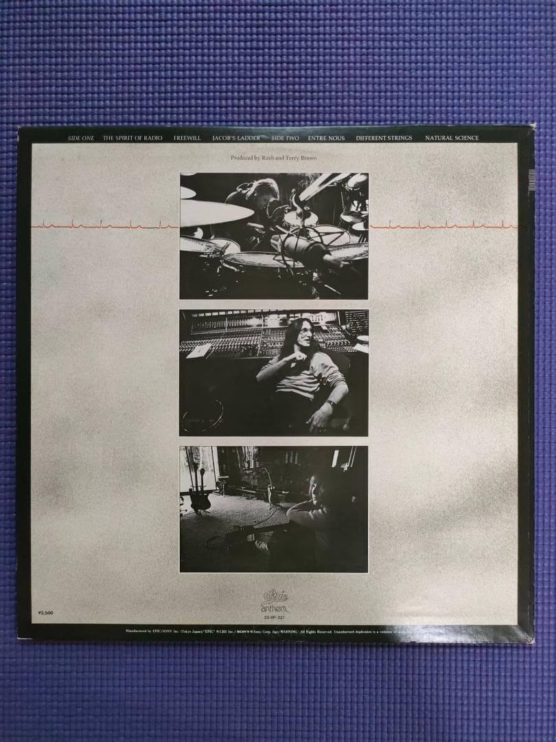 国内盤　Rush – Permanent Waves　ハードロック/プログレ名盤