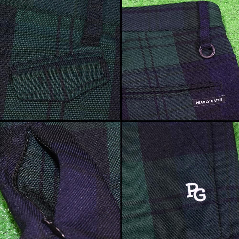 PEARLY GATES/パーリーゲイツ ゴルフパンツ【チェック/5】美品！