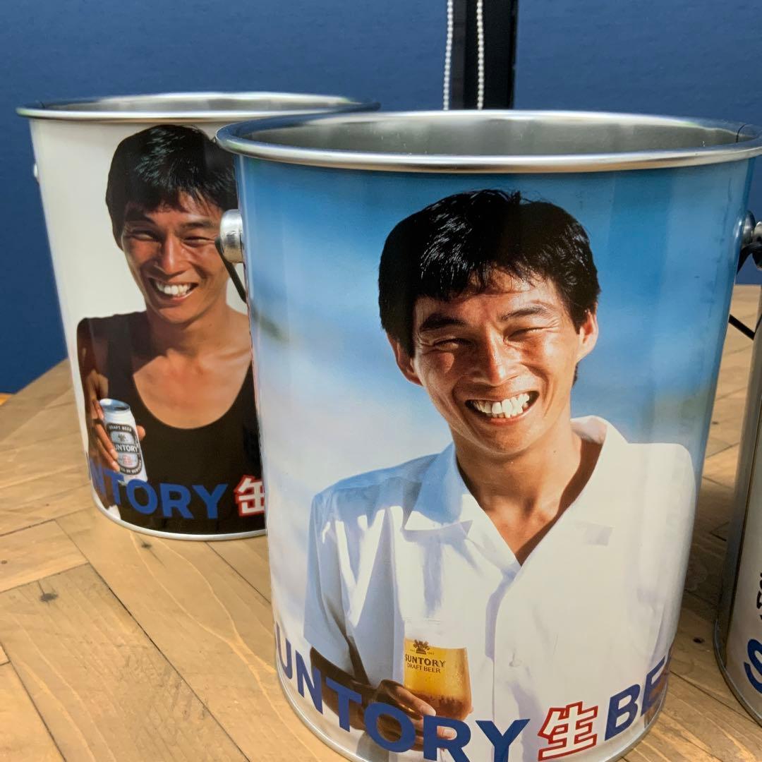 明石家さんまSUNTORY缶バケツ　4個セット