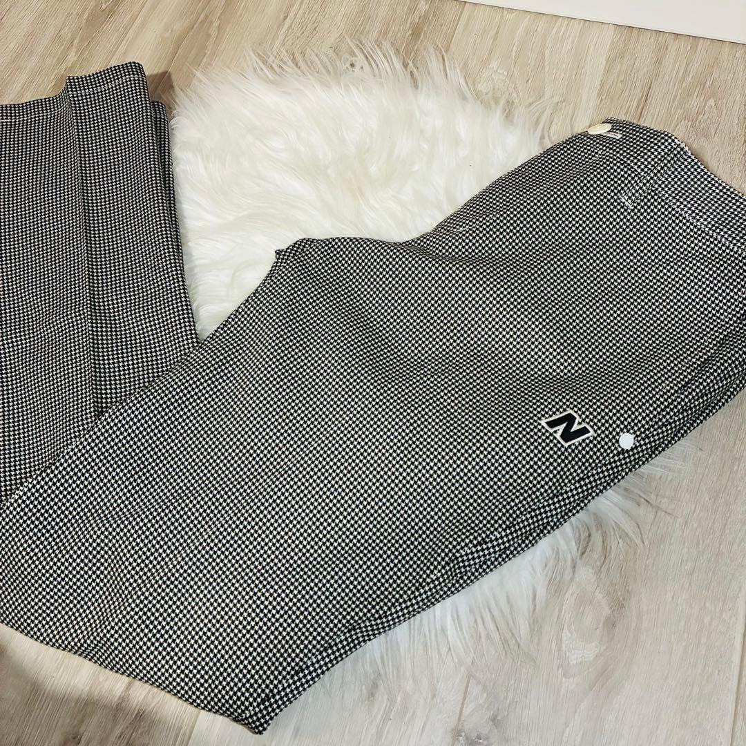 未使用級　ニューバランスゴルフ　千鳥柄　Nロゴ　ストレッチパンツ　4サイズ