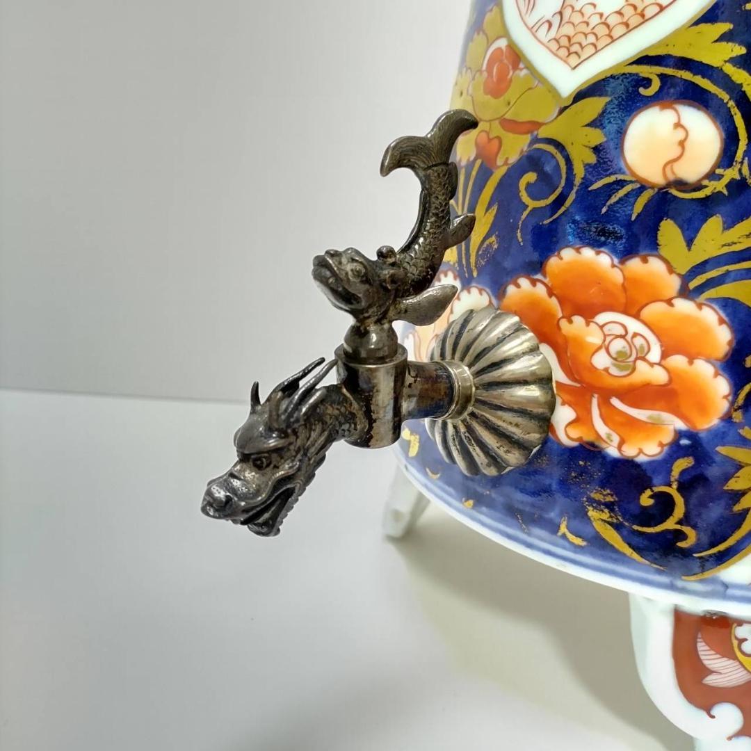 古伊万里 色絵菊花文ワインポット １７世紀 柿右衛門様式