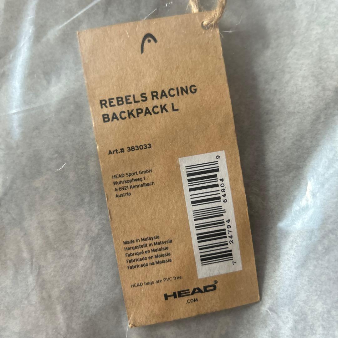 ★新品★HEAD REBELSレーシングバックパック　L