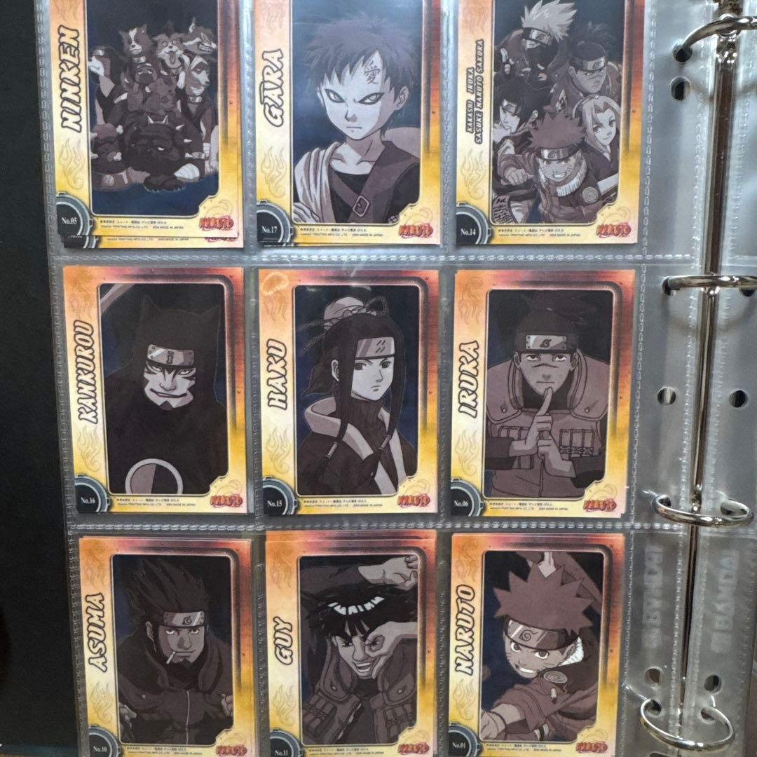 ナルト エッチングカード 9枚セット NARUTO