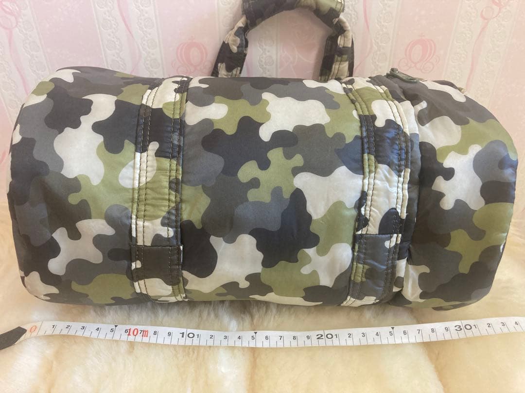 【希少】正規品　パーリーゲイツ カートバッグ 迷彩 ラウンドバック　円柱型