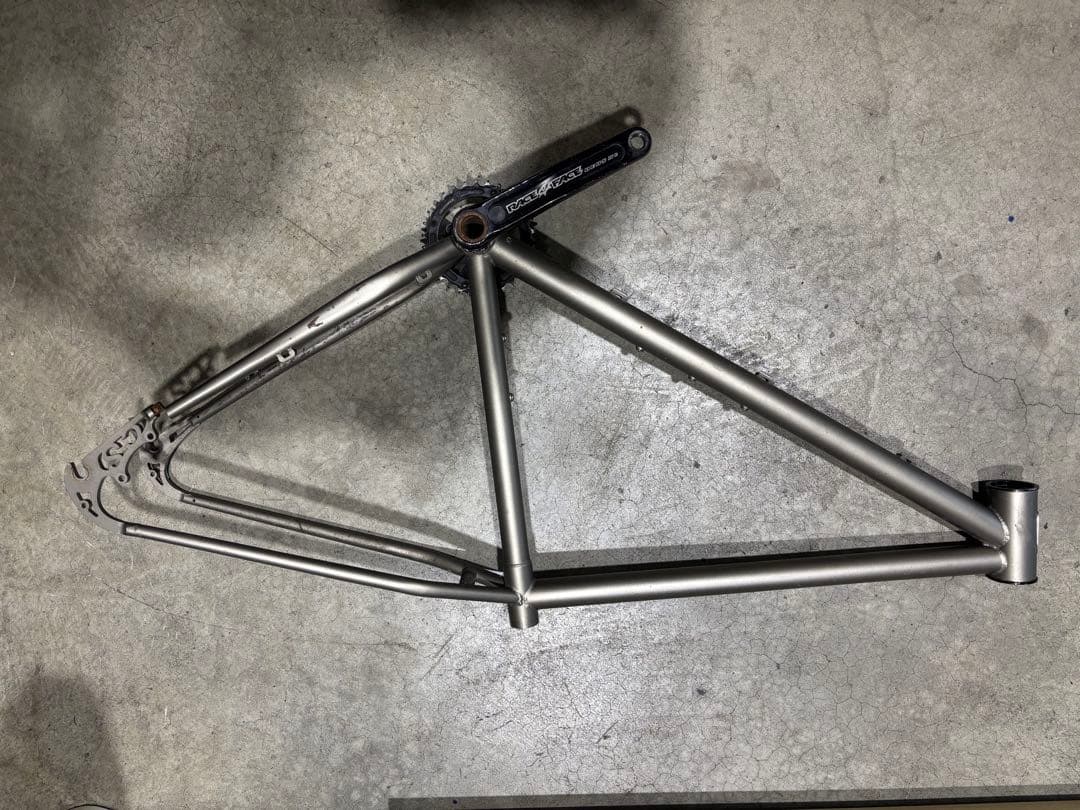 マウンテンバイク　クレイジーシープ　フレーム　ジャンク品　割れあり