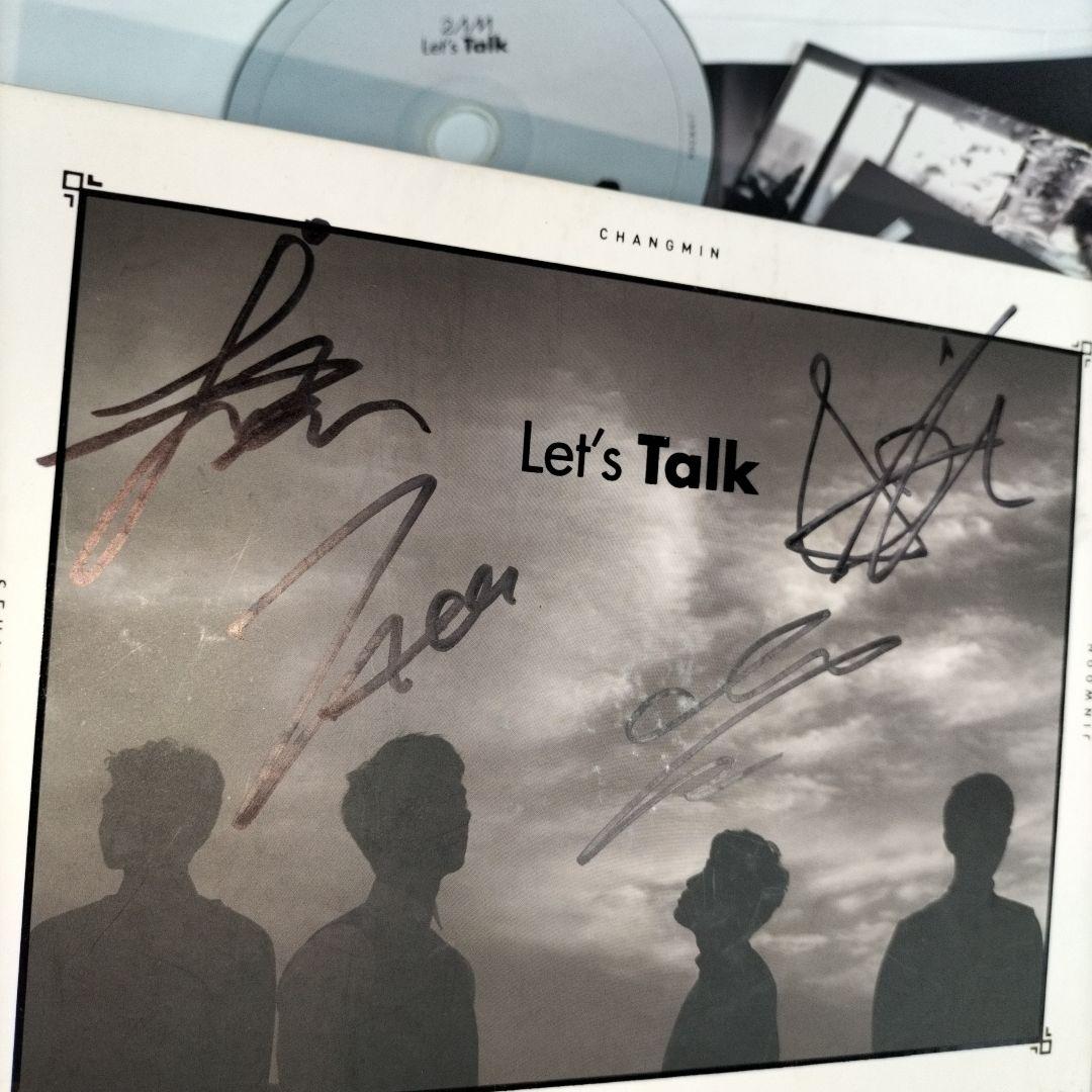 sign⭐本物メンバー直筆サイン付き⭐2AM「Let's TALK」韓国盤KPO