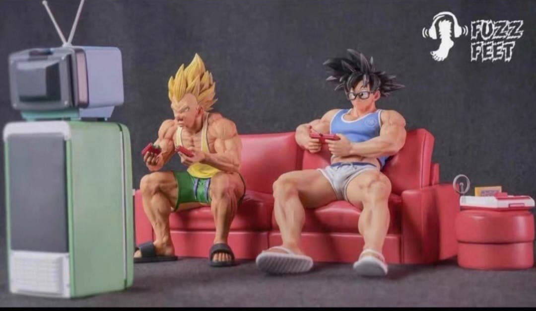 ドラゴンボール　ソファに座る悟空　ガレージキット　フィギュア　完成品