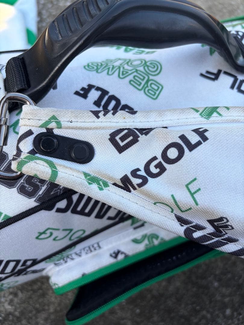 BEAMS GOLF キャディバッグ・ヘッドカバーセット　マルチロゴ　ビームス