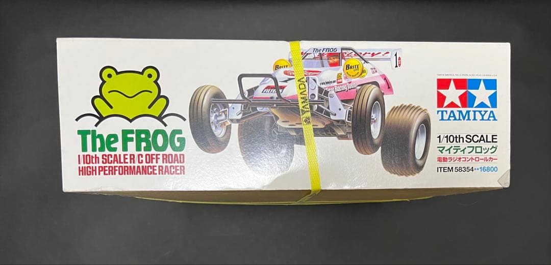 タミヤ マイティフロッグ 1/10 電動RCカー 未組立 キット 箱ダメージあ