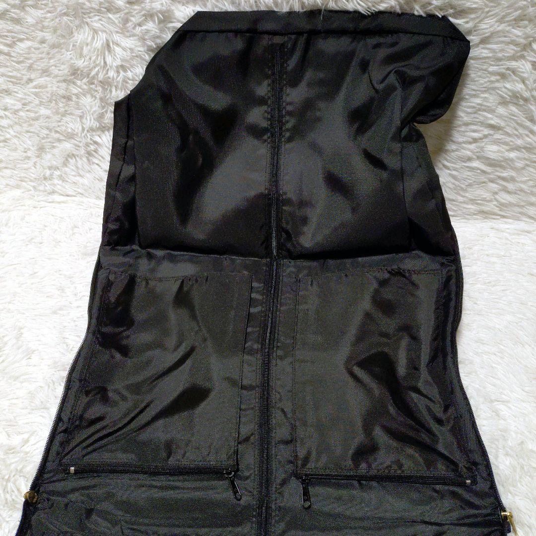 ANADESIGN スーツ入れ ガーメントバッグ ブラック ゴールド 出張