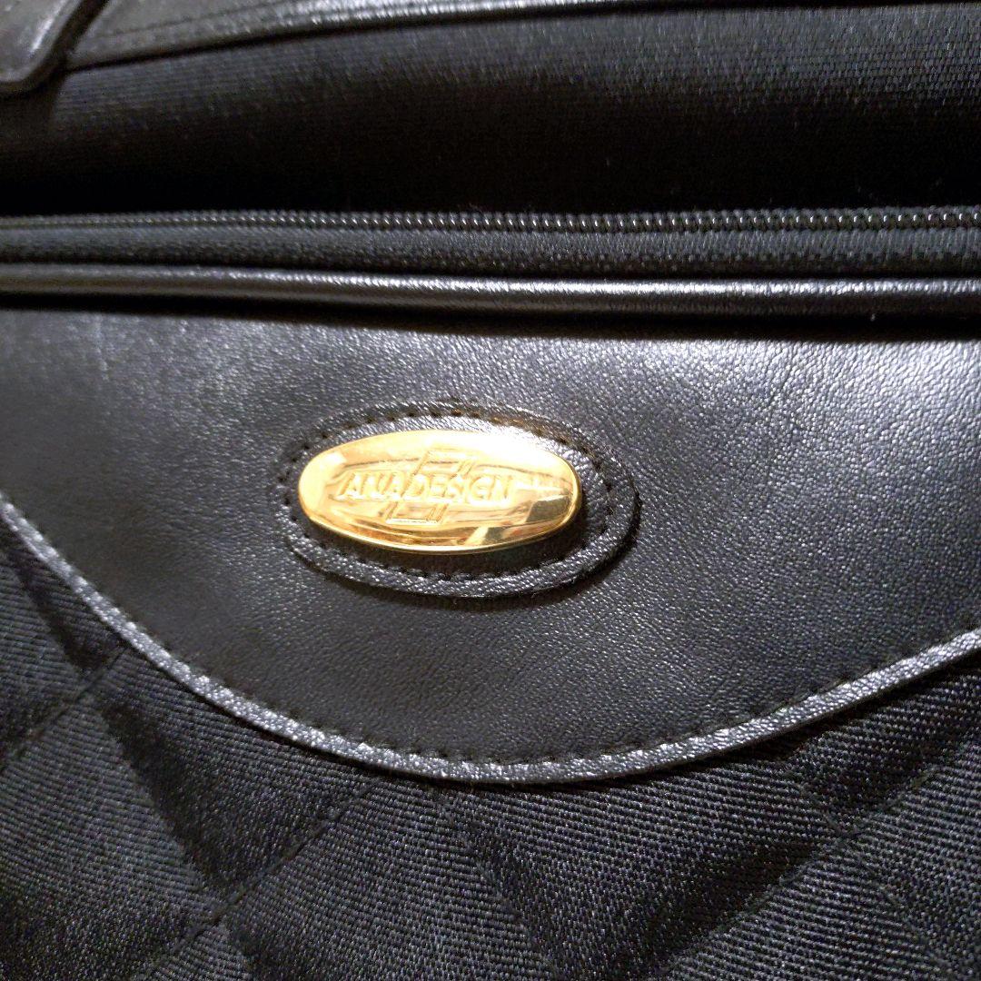 ANADESIGN スーツ入れ ガーメントバッグ ブラック ゴールド 出張