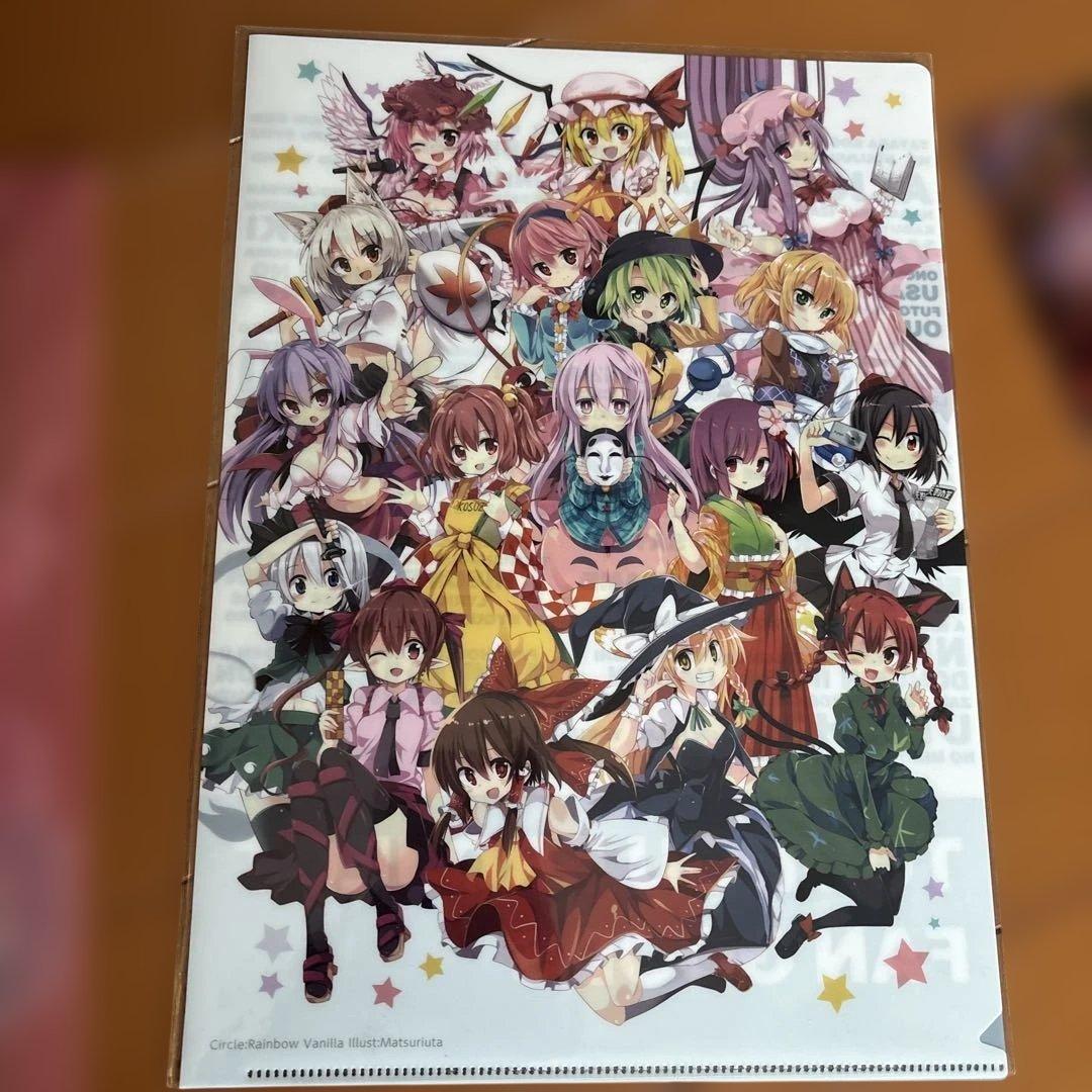東方Project アリス　霊夢　クリアファイル　アクリルキーホルダー　まとめ売