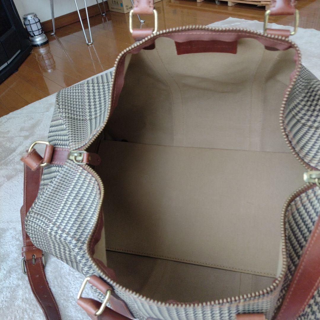 USA製 ポロラルフローレン ボストンバッグ 2way 千鳥格子柄 PVC
