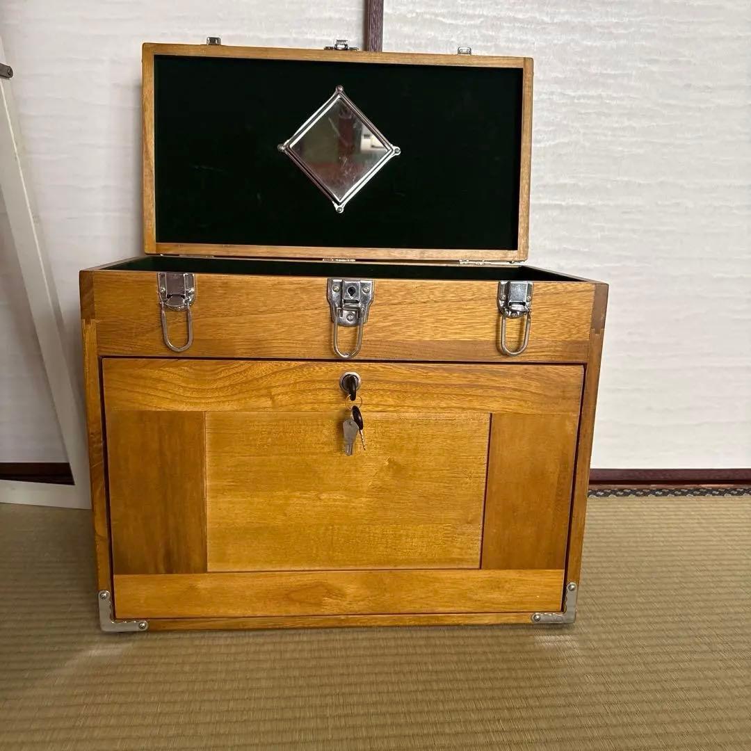 木製多段引き出しジュエリーボックス