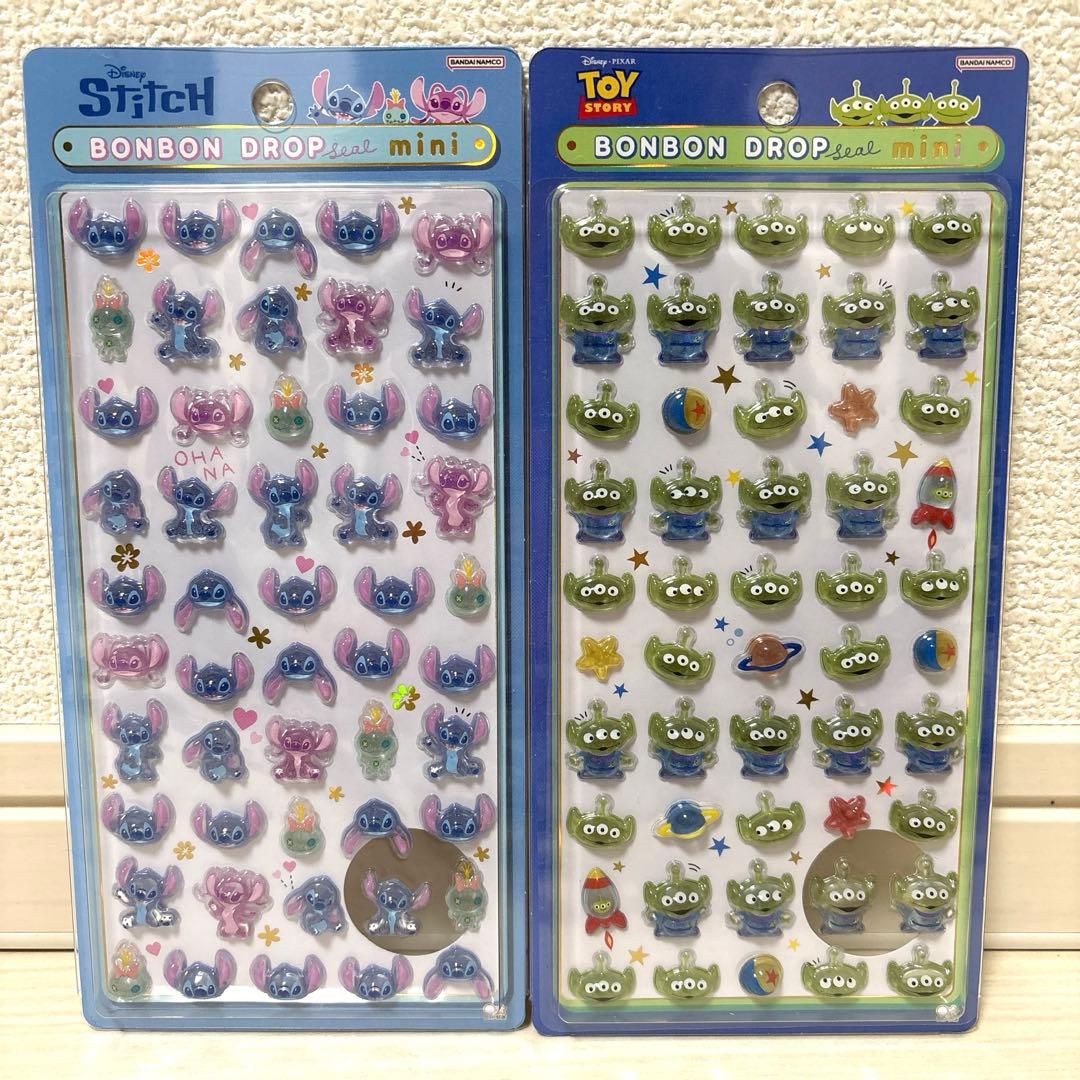 正規品!! ボンボンドロップシール ミニ ディズニー 8枚セット