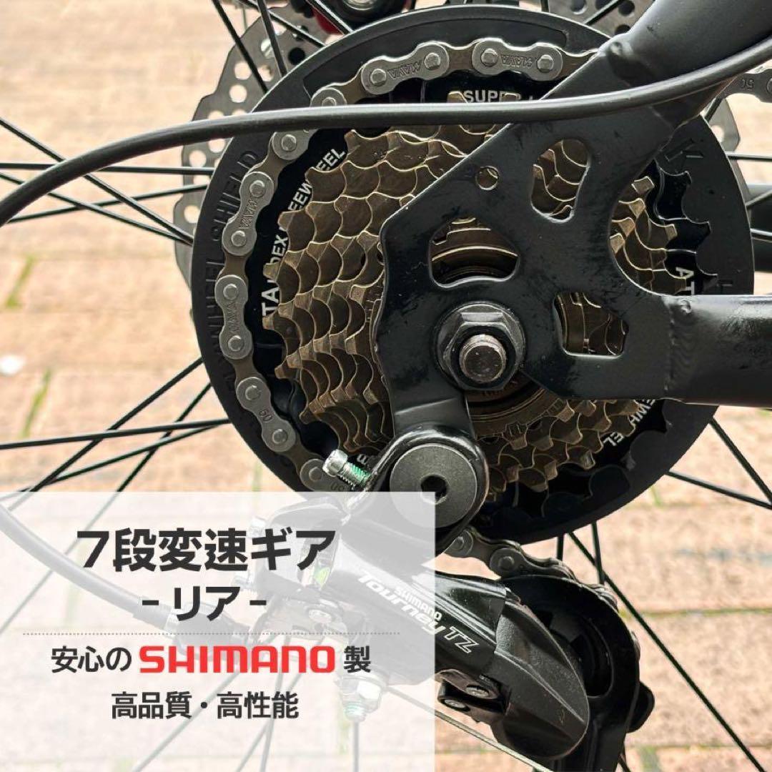 マウンテンバイク 26インチ タイヤ 軽量 自転車 XLEAT ブラック
