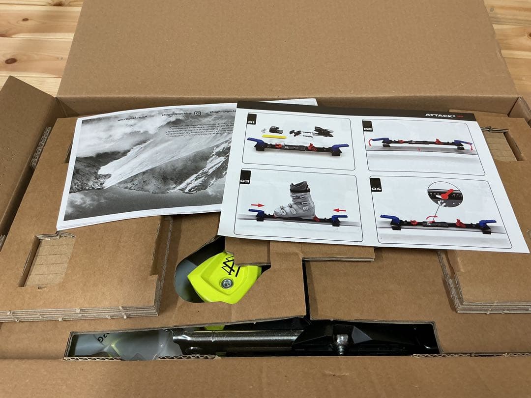 【新品未使用品】チロリア　ATTACK 11 ビンディング イエロー